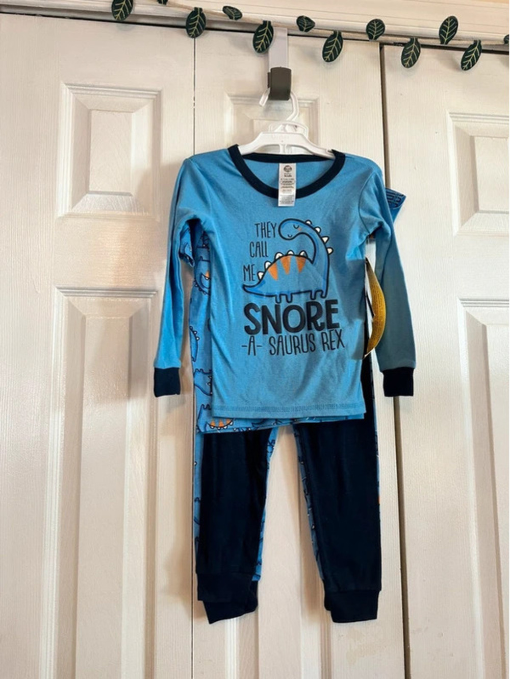 Brand New with tags, 2-pack dino pajamas